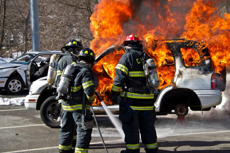 3-10-13 Car Fire Drill