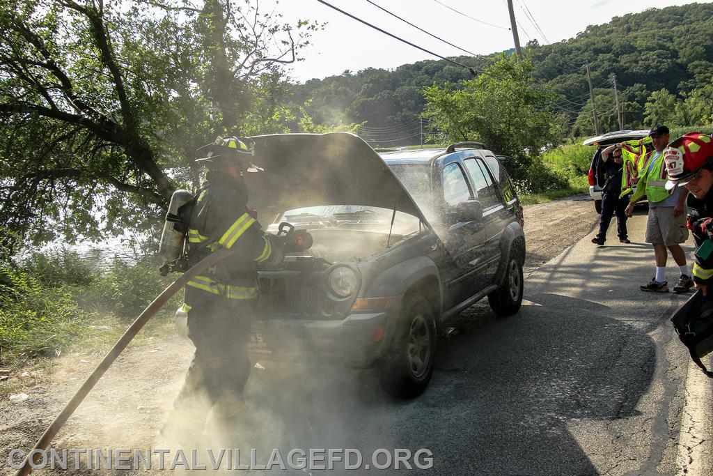 7-28-2020 Car Fire, Bear Mt Bridge Road