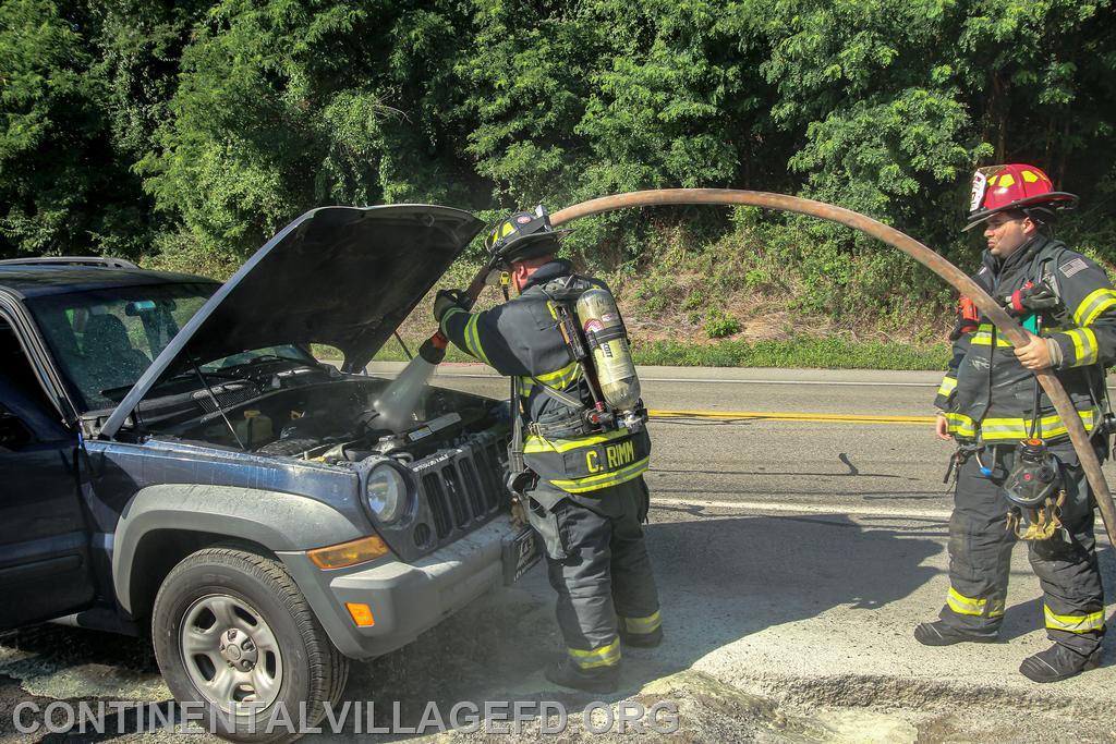 7-28-2020 Car Fire, Bear Mt Bridge Road