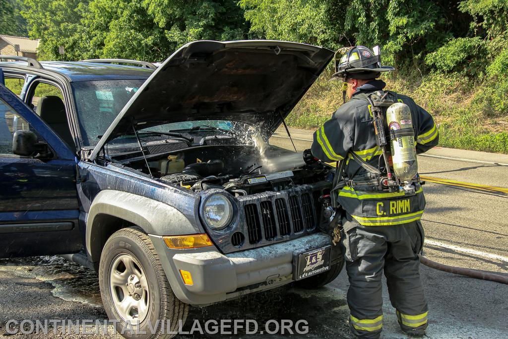 7-28-2020 Car Fire, Bear Mt Bridge Road