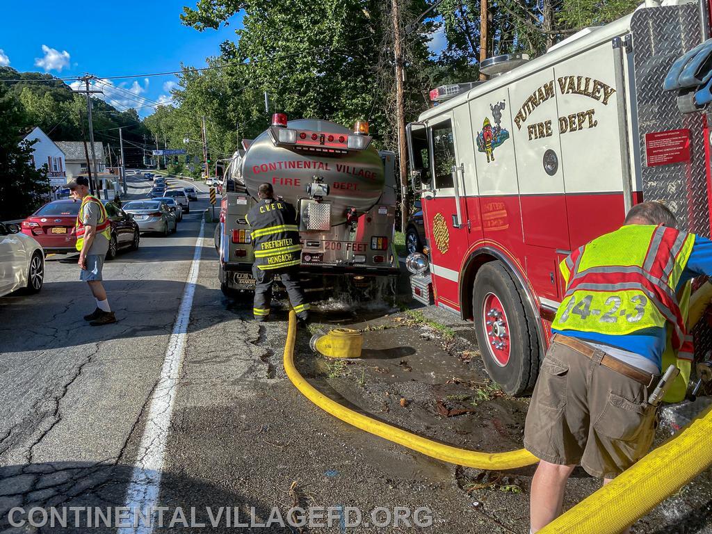 8-8-2020 Mutual Aid Structure Fire, Tanglewyle Road Putnam Valley