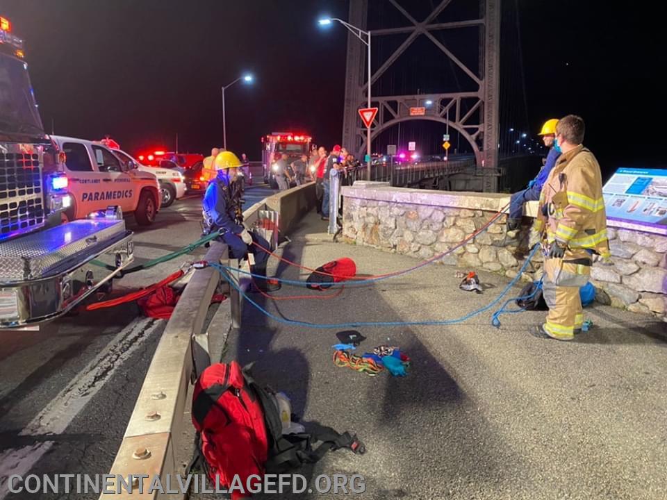 Bear Mountain Bridge Jumper Down Continental Village Fire Department
