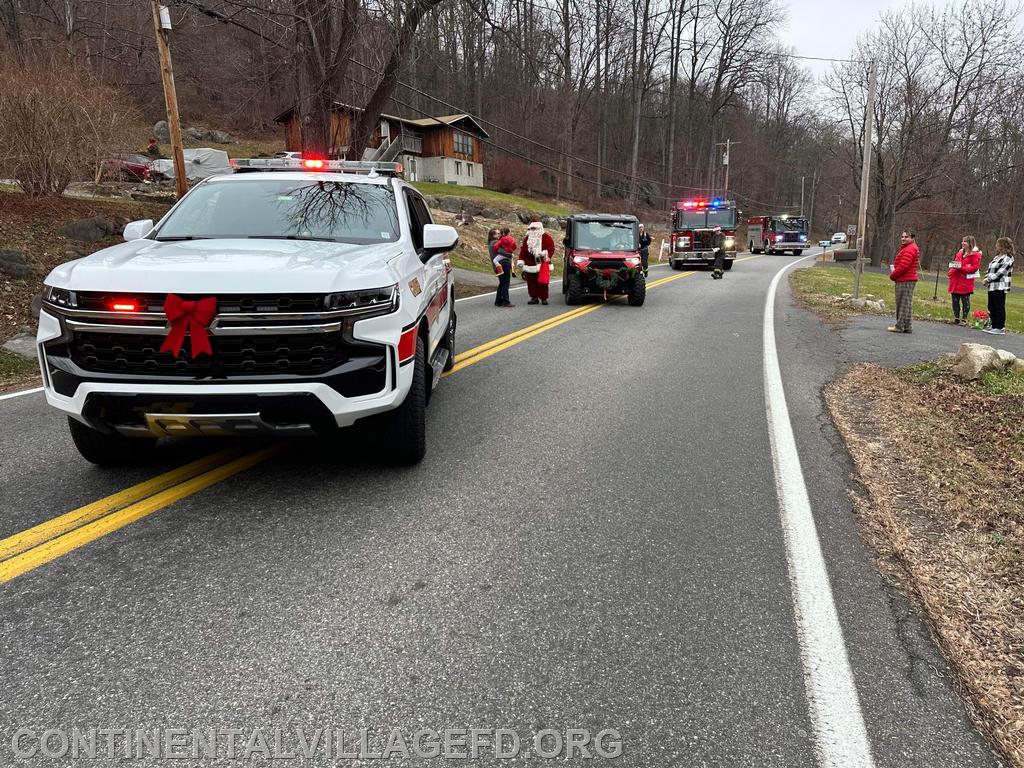 CVFD 2023 Santa Run - Continental Village Fire Department